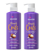 2 Pack Aussie Conditioner Miracle Coils 16 Ounce (Silicone Free) Pump - £14.89 GBP