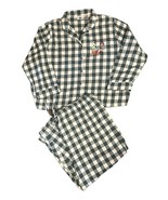 Disney Minnie &amp; Daisy Holiday Green Plaid Flannel Christmas Pajamas Wome... - $39.59
