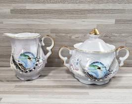 Niagara Falls Moriage Dragon Ware Sugar Bowl &amp; Creamer - $23.37