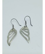 Taxco Mexican Sterling Silver Wings Earrings French Hooks / FREE SHIPPING - $27.83 CAD