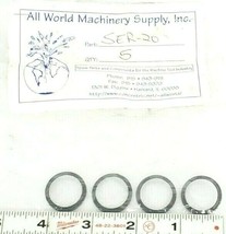 LOT OF 4 NEW ALL WORLD MACHINERY SUPPLY SER-20 O-RING SEALS SER20 - £17.19 GBP