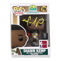 Shawn Kemp Signed Supersonics #79 NBA Legends Funko Pop! Vinyl Figure (PSA) - £107.91 GBP