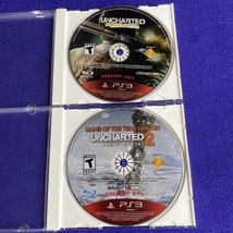Uncharted 1 + 2 PS3 Game Lot (Sony Playstation 3) Discs Only - Tested! - £3.81 GBP