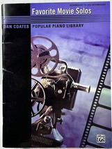Favorite Movie Solos Dan Coates Popular Piano Library Sheet Music Alfred Pub - £10.22 GBP