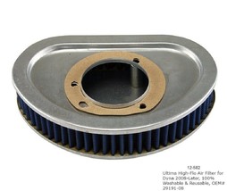 HARLEY Washable High-Flo Air filter Twin Cam Dyna models 08-Later Ultima 12-582 - £18.47 GBP