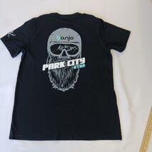 Banjo Park City Utah Men's Black Cotton Graphic T-Shirt Short Sleeve Size Large image 2