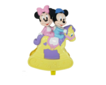 VINTAGE ARCO DISNEY MICKEY + MINNIE MOUSE ROCKING HORSE CRIB MUSICAL WIN... - $37.05