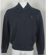 NEW! Polo Ralph Lauren Shawl Collar Sweatshirt! *5 Colors* Rib Knit Texture - £55.05 GBP