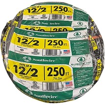 Southwire 13055955 250&#39; 12-2 UFW/G Wire, Gray, 250 Feet - $301.99