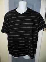 Club Daytona 17 Arctic Travel Black Striped  Shirt Size XXL Mens NWOT - £14.46 GBP