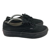 Vans Womens Authentic Classic Canvas Black/Black Skate Shoes 721565, Size 5.5 - £19.97 GBP