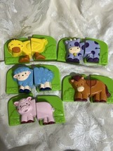 Leap Frog Fridge Farm Magnetic Animals Complete Set Of Pieces parts - £11.83 GBP