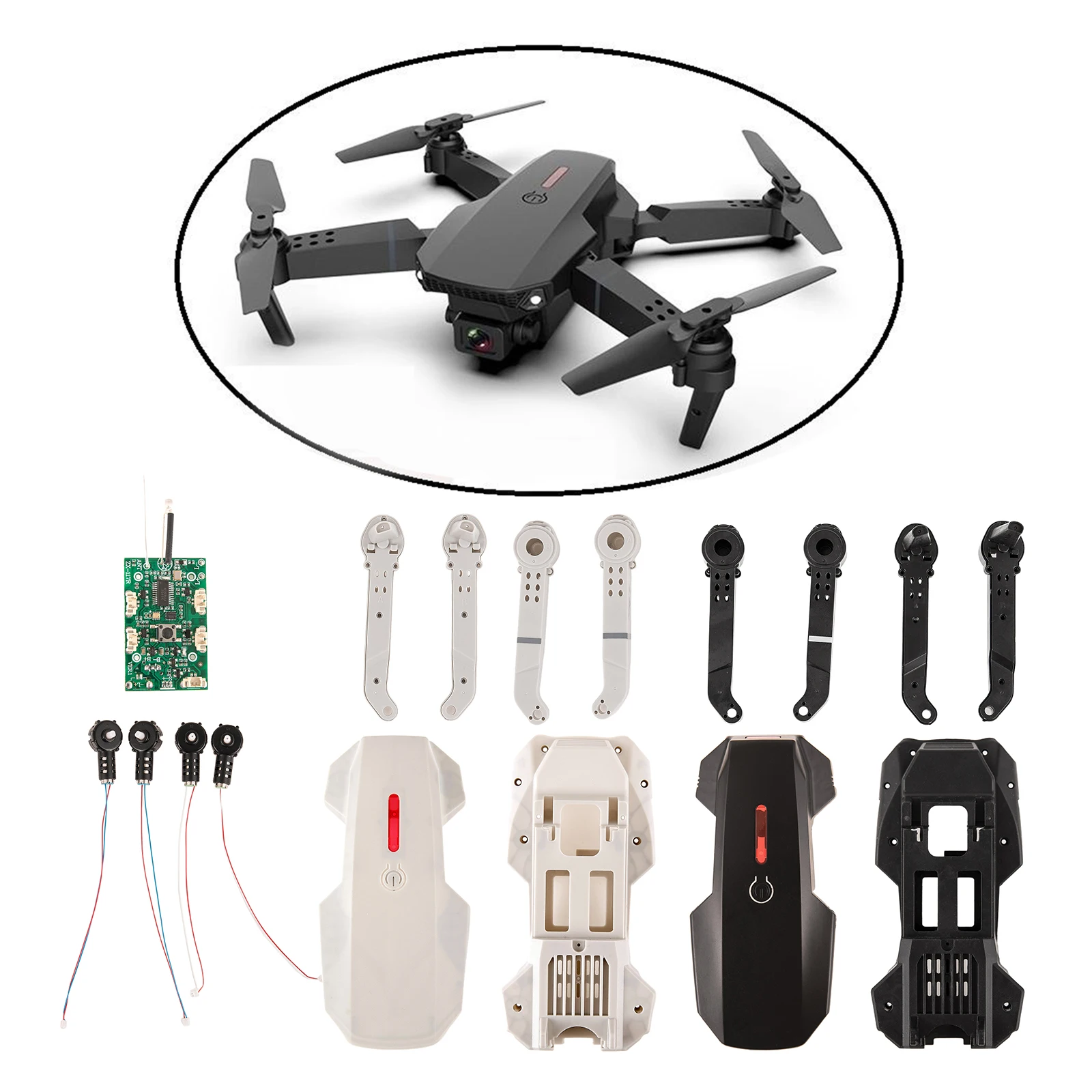RC Quadcopter Parts Arm / Motor / Circuit Board / Shell for E88 Pro Dron... - £6.38 GBP+