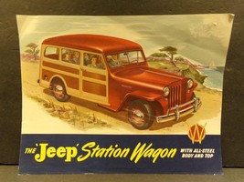 The &#39;Jeep&#39; Station Wagon Willys-Overland 1947 Sales Brochure - $67.49