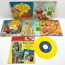 Disneyland Christmas Book &amp; Record Lot of 7, Santa, Night Before, Camel Hump - £23.21 GBP