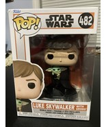 Funko Pop! Star Wars #482 Luke Skywalker with Grogu 4" Vinyl Figure New - $9.16
