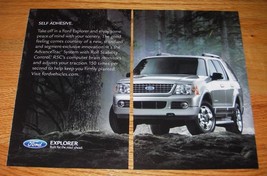 2005 Ford Explorer Ad - Self Adhesive - $18.49