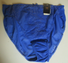 1 Wacoal Retro Chic Hi Cut Brief Size Large Blue (469) Style 841186 - £20.08 GBP