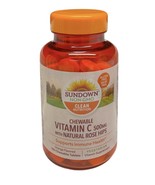 Sundown Naturals Chewable Vitamin C 500mg Supplement 100ct Exp 07/26 - $48.00 CAD