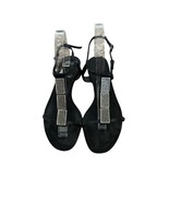 Dior Gladitor Embellished Thong Leather Sandals *flaw* Size 7.5 - $3,256.76 MXN