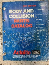 1967 1968 1969 1970 Ford Corpo &amp; Collision Parti Catalogo Manuale Auto Light - £70.92 GBP