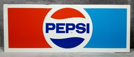 Vintage Original 1975 Metal Pepsi Cola Sign 27.24" x 10.5" Advertising USA Rare! - $249.99