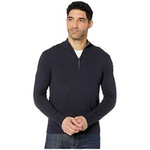 MSRP $98 Calvin Klein Cotton Modal Long Sleeve 1/4 Zip Navy Size XL - $10.40