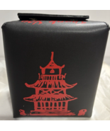 Chinese Take Out Box Purse Black with two straps  Novelty NEW - $23.42