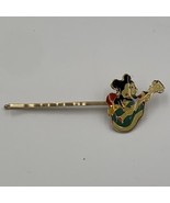 Disney Mickey Mouse Guitar Rock N Roll Hair Barrette 80s Vintage - $15.47 CAD