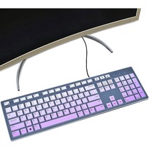 Keyboard Cover For Dell Km636 Wireless Keyboard &amp; Dell Kb216 Wired/Dell Optiplex - £12.11 GBP