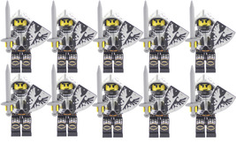 Medieval Knight Black Eagle Knights Set B 10 Minifigures Lot - $16.88