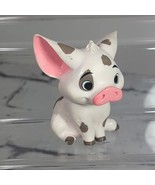 Disney Moana Pua Pig White Spotted 2.5&quot; Plastic Figure  - £5.44 GBP