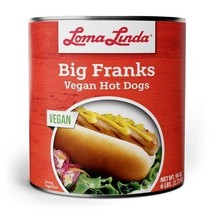 Loma Linda - Big Franks (96 oz.) – Vegan - 1 Can - $38.95