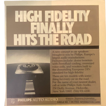 Philips Car Stereo Print Advertisement December 1982 Original Vintage 5.... - £6.17 GBP