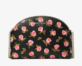 Kate Spade spencer ditsy rose double-zip dome crossbody ~NWT~  - £117.84 GBP