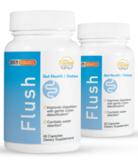 2 Pack Flush, mejora la digestión y combate retención de agua-60 Cápsula... - $71.27