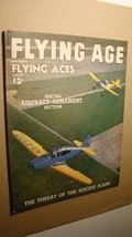 FLYING ACES AUGUST 1945 *NICE COPY* WW2 RAF KAMIKAZI MENS ADVENTURE - $13.86