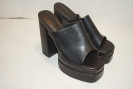 Olivia Ferguson Klayton Black Heels Size 9 Platform Chunky Block Heel - $29.69