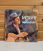 Lester Flatt 1976 Vintage Rollin Vinyl Record LP 33 RPM 12&quot; - £8.21 GBP
