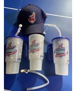 Cleveland Indians Central Division American League Champs Tumbler X3 & Hat - $44.55