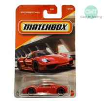 2025 Matchbox #15 Porsche 918 Spyder Guards Red Diecast Car 1:64 Mattel New - $10.89