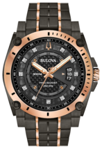 Bulova Precisionist Icon Mens Diamond Watch 98D149 - £525.27 GBP