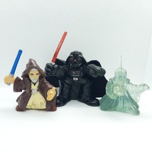 Star Wars Galactic Heroes Lot of 3 by Hasbro includin Darth Vader Obi-Wa... - $16.64 CAD