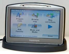 TomTom GO 720 Portable GPS Navigator Unit Set US/Canada tom Bluetooth music 4.3&quot; - £59.16 GBP