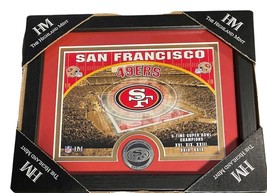 SAN FRANCISCO 49ERS 11x9 Photo Frame w/Custom Print and A Minted Medallion Coin - £18.74 GBP