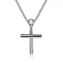 Waterproof Silver Cross Necklace for Men Women - Handmade, Minimalist Pe... - $38.61