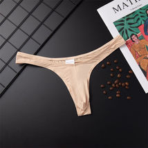  Underwear Seamless See-through Ultra-thin Thong G String Men Briefs Pan... - £7.46 GBP