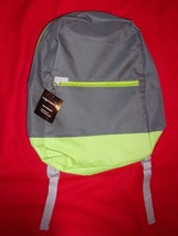 Wexford Green/Gray Basic Backpack With Padded Shoulder Straps  #WIC977885  NWT - £5.52 GBP