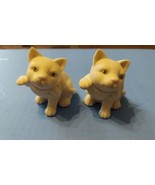 2 Department 56 Easter 1999 Vintage Porcelain Cat Kitten Figurine 23862 - $27.14 CAD