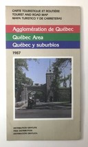 1987 Quebec Canada Tourist and Road Map French English Spanish - £7.71 GBP